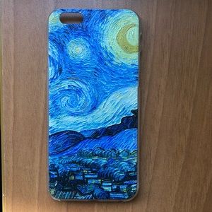 Van Gogh Starry Night Textured iPhone 6/6s Case